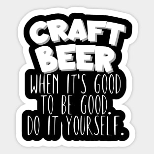 Craft beer Sticker